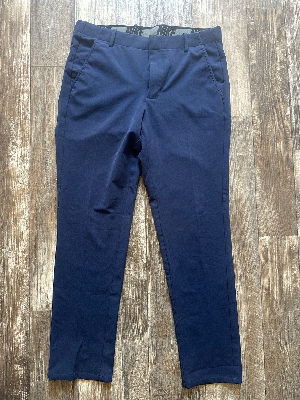 Nike Men's Navy Blue Chino-Style Performance Pants